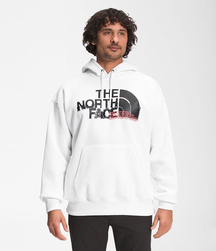 The North Face Hoodie Coordinates Pullover White - Mens - Thailand GUKAN-6805